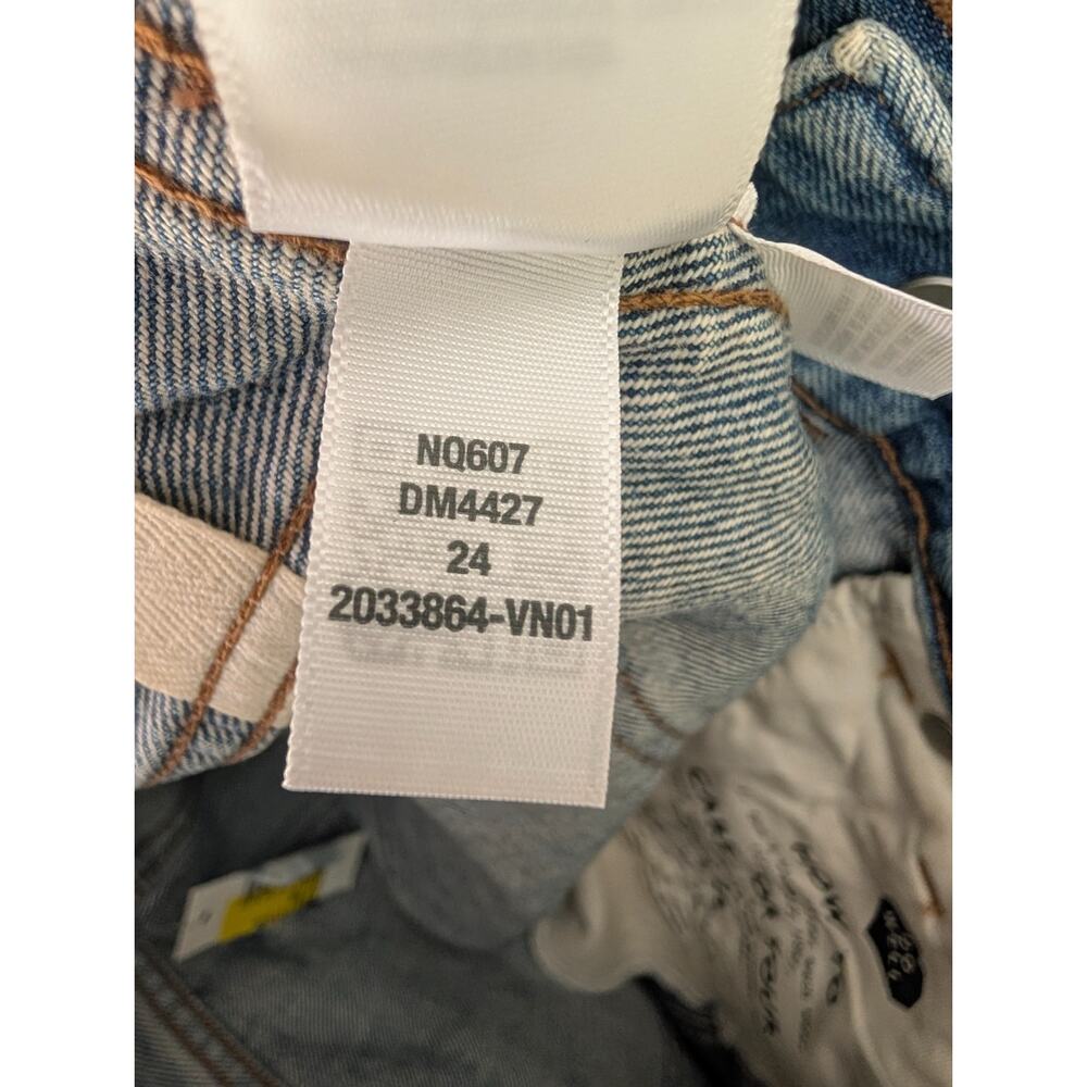 Madewell The Rilee Denim Midi Skirt Womens 24 Blue Cotton NWT - Picture 7 of 7